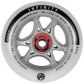 Ruedas Powerslide Infinity RTR con rodamientos Abec 9 (4pcs), 90, 85A