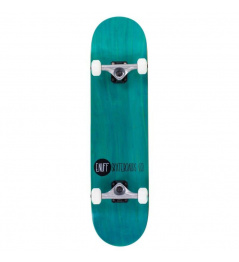 Enuff Logo Stain Complete Skateboard Teal 8 x 32