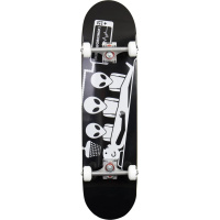Alien Workshop Abduction Skateboard Set (8"|Negro/Blanco)