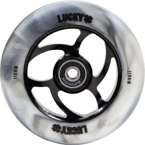 Rueda Lucky Torsion 110mm Remolino Negro / Blanco Rueda Lucky Torsion 110mm Remolino Negro / Blanco