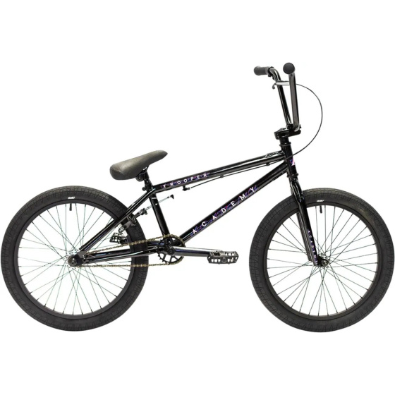 Academy Trooper 20'' 2022 Bicicleta BMX Freestyle (19.5"|Negro brillante)