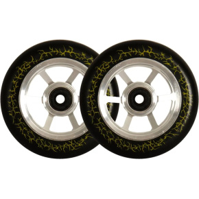 Ruedas North Ryan Ruegg Signature 110x24mm Plata/Negro 2 Piezas