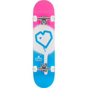 Blueprint Spray Heart V2 Skateboard Completo (7.75"|Azul/Blanco/Rosa) Blueprint Spray Heart V2 Skateboard Completo (7.75"|Azul/Blanco/Rosa)