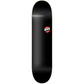 Tabla de skate con logotipo en blanco RAD (8.25"|Negro)