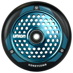 Kolečko Union Honeycomb 110mm Black/Polished Teal Kolečko Union Honeycomb 110mm Black/Polished Teal