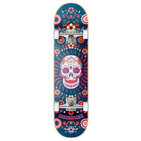 Patineta mexicana hidropónica 7.75 "Calavera Azul Patineta mexicana hidropónica 7.75 "Calavera Azul