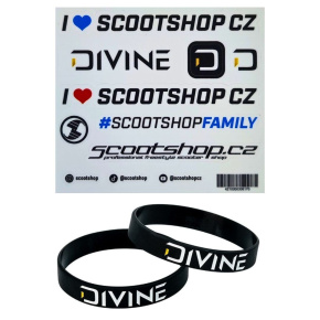 Set List samolepek + náramek