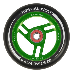 Bestial Wolf Race 110 mm rueda negro-verde