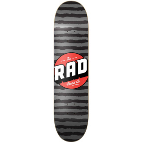 Tabla de skate con logotipo RAD Stripes (8.375"|Gris)