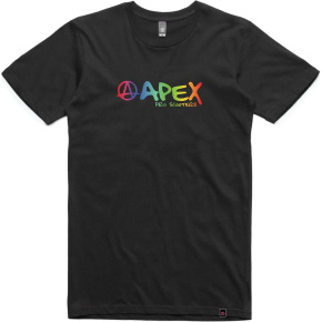Camiseta Apex Rainbow (M|Negro)