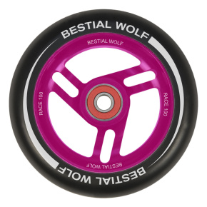 Rueda Bestial Wolf Race 100 mm negro rosa