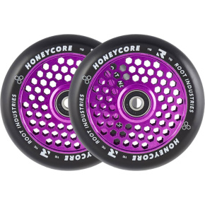 Root Honeycore Black 110 mm Paquete de 2 ruedas de scooter profesional (110 mm | Púrpura)