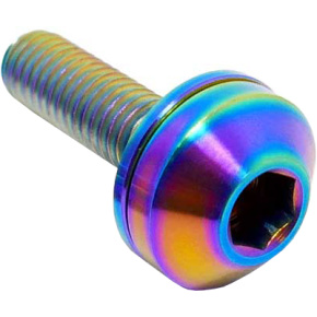 Perfil TLC/Madera Titanio BMX Hub Tornillo (14 mm|Rainbow)