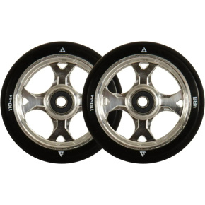 Paquete de 2 ruedas de patinete góticas Trynyty (110 mm | Sin procesar) Paquete de 2 ruedas de patinete góticas Trynyty (110 mm | Sin procesar)