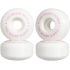 Heart Supply Clean Heart - Ruedas para patines (4 unidades, 51 mm, color blanco y rosa)