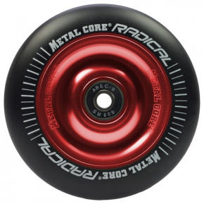 Metal Core Radical 100mm rueda negro-rojo