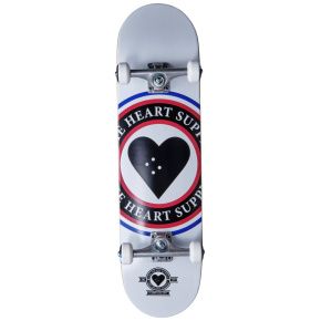 Heart Supply Insignia Skateboard Completo (8.25"|Blanco)