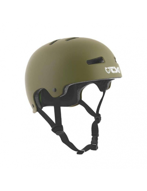 TSG Evolution Solid Color Helmet Satin Olive L/XL