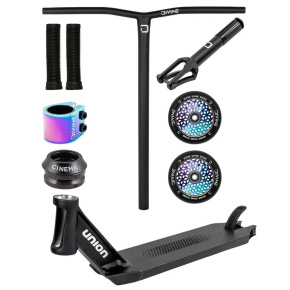 Freestyle koloběžka Custom Divine X Union HoneyComb 490 mm Black/Neochrome