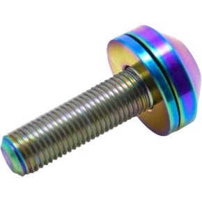 TLC Metric Titanium BMX Bolt Hubs (14 mm|Rainbow)