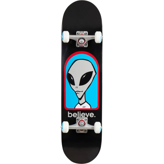 Juego de monopatín Alien Workshop Believe (7.75"|Negro/Azul/Gris)