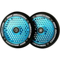 Ruedas Root Industries Honeycore negro 120mm 2pcs Sky Blue