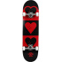 Heart Supply Quadron Logo Skateboard Completo (8.25"|Rojo)