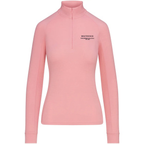 Whitespace Dámské Merino Mockneck Baselayer (S|Pink Icing)