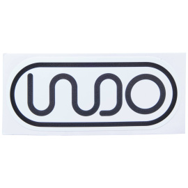 Adhesivo Indo Logo Blanco