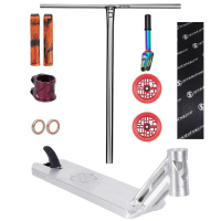 Custom freestyle koloběžka – Triad × Divine Vixen červeno/černá | Scootshop.cz