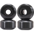 Juego de 4 ruedas de skate Essentials negras (53 mm | 99 A)