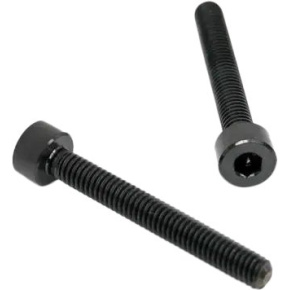 Tornillos tensores de cadena BMX integrados TLC (negro) Tornillos tensores de cadena BMX integrados TLC (negro)
