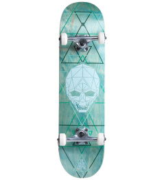 Enuff Geo Skull Skateboard Set (8"|Verde)