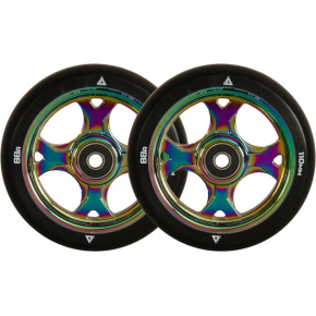 Paquete de 2 ruedas de patinete góticas Trynyty (110 mm | Oilslick) Paquete de 2 ruedas de patinete góticas Trynyty (110 mm | Oilslick)
