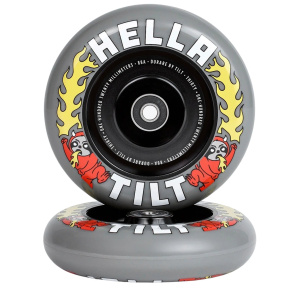 Tilt x Hella Summon Kolečka Na Freestyle Koloběžku 2-balení (120mm|Šedá)