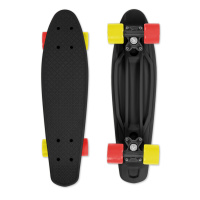 Patineta FIZZ BOARD Negro, Rojo-Amarillo PU, negro
