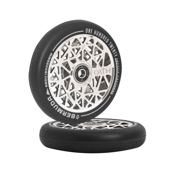 Ruedas Oath Bermuda 120mm plata 2pcs