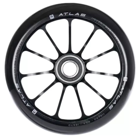Rueda Ethic Atlas 115x30mm negra