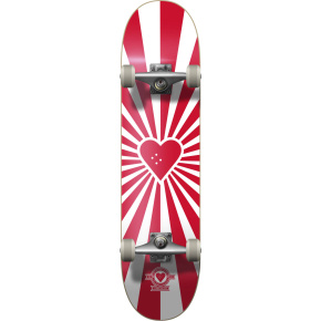 Heart Supply Burst Logo Skateboard Set (8"|Rojo)