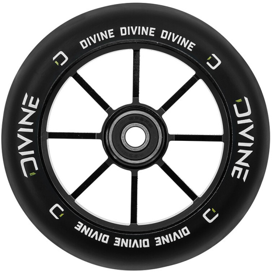 Divine Rueda de radios 110 mm negra