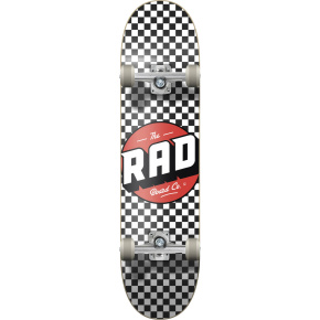 RAD Checkers Progressive Skateboard Completo (8.25"|Negro/Blanco)