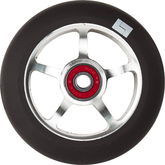 Rueda de scooter profesional Logic de 5 radios de 100 mm (100 mm | Raw)