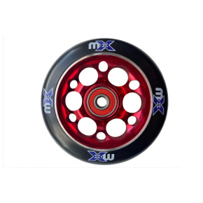 Rueda Micro MX 100 mm negro-rojo Rueda Micro MX 100 mm negro-rojo