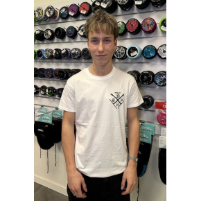 Camiseta Dios Scootshop.cz blanca