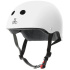 Casco Sweatsaver Certificado Triple Eight (S-M|Goma blanca)