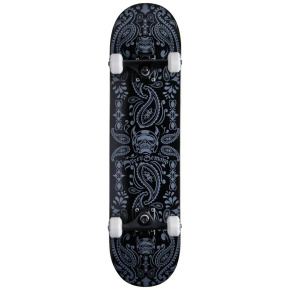 Patineta Speed Demons Bandana 7.75 "Negro / Gris