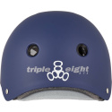 Casco Sweatsaver Certificado Triple Eight (XL-XXL|Goma azul marino)
