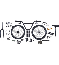 Kit de bicicleta Colony Build Your Own Flatland BMX (negro)