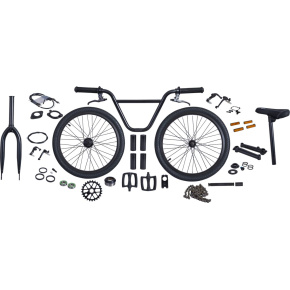 Kit de bicicleta Colony Build Your Own Flatland BMX (negro)