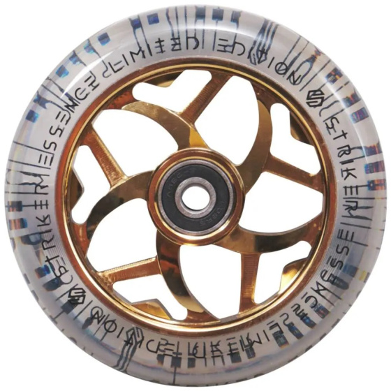 Wheel Striker Essence V3 Transparente 110 mm Oro Cromado